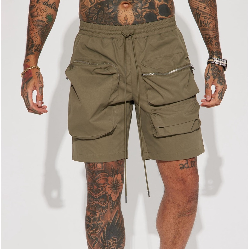 Utility cargo shorts